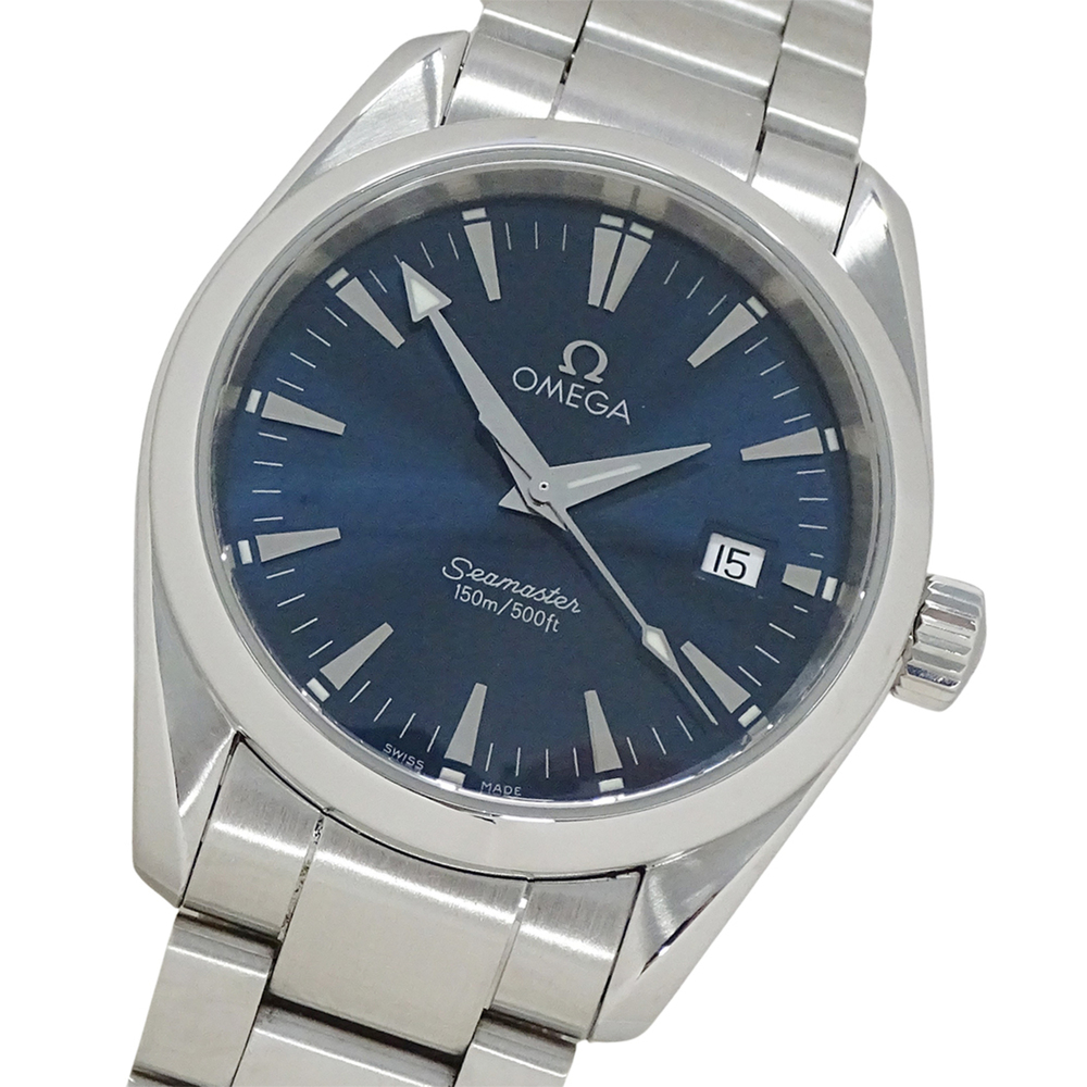Omega Seamaster Aqua Terra 2518.80 Watch, Boys' Size, Brand, Date, Quartz, St...